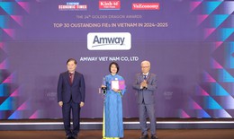 Amway Việt Nam vinh dự là doanh nghiệp FDI xuất sắc về dinh dưỡng và chăm sóc sức khỏe chủ động