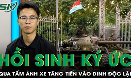 Hồi sinh ký ức lịch sử qua tấm ảnh xe tăng 846 tiến vào Dinh Độc Lập