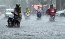 Miền Bắc mưa lớn từ đêm nay, Hà Nội là tâm điểm