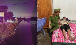 Cứu thanh niên ngã xuống kênh sâu 3m, mắc kẹt vào thanh sắt
