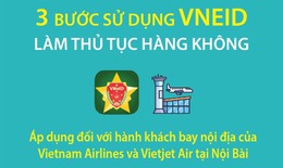 Sử dụng VNeID làm thủ tục hàng không như thế nào?