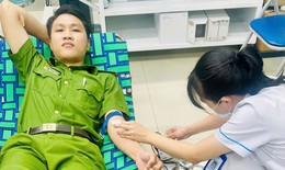 Vụ vợ đâm chồng giữa đêm: Công an xã hiến máu cứu bệnh nhân