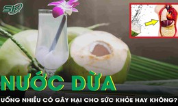 Uống nhiều nước dừa giải khát mùa nắng nóng có gây hại cho sức khỏe hay không?
