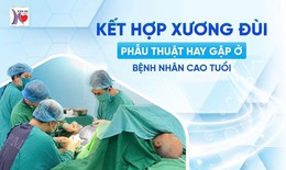 Bệnh viện Kiến An phẫu thuật thành công cho cụ ông 85 tuổi bị gãy xương đùi