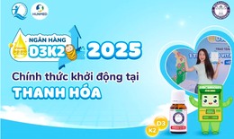 Chiến dịch 'Ngân hàng D3K2' chính thức khởi động: Trao tặng 1 triệu liều vitamin D3K2 cho trẻ em Việt Nam
