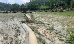 Mưa lớn gây thiệt hại nghiêm trọng ở Bắc Kạn, Hà Giang, Tuyên Quang