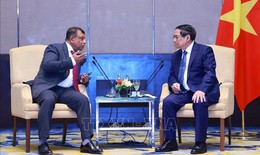 Thủ tướng Phạm Minh Ch&#237;nh l&#224;m việc với c&#225;c doanh nghiệp h&#224;ng đầu Malaysia