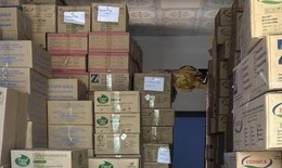 Long An: Phát hiện gần 12.000 hộp sữa không rõ nguồn gốc, xuất xứ