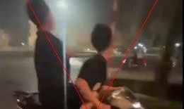 Tạm giữ 3 thanh niên phóng xe, ném gạch rồi quay TikTok khoe 'chiến tích'
