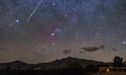 Thời tiết lý tưởng để chiêm ngưỡng mưa sao băng với nhiều vệt sao dài và sáng