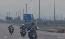 Đoàn mô tô 'xé rào' vào cao tốc Hải Phòng – Móng Cái, Cục CSGT vào cuộc