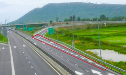 Sửa vạch chuyển làn 'đánh đố' tài xế trên cao tốc Vĩnh Hảo - Phan Thiết