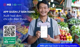 MB tặng miễn phí app quản lý bán hàng, xuất hóa đơn điện tử chỉ cần điện thoại