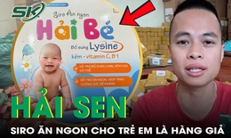 Siro ăn ngon của 'Gia đình Hải Sen' là hàng giả