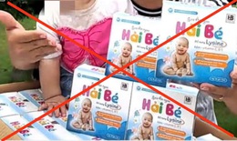 Bộ Y tế đề nghị thu hồi thực phẩm bảo vệ sức khoẻ Siro ăn ngon Hải Bé là hàng giả trên toàn quốc