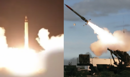 Khoảnh khắc Patriot bắn hạ tên lửa Iran tại căn cứ Mỹ ở Qatar