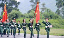 Hơn 7.400 cán bộ, chiến sĩ, dân quân tự vệ lần đầu hợp luyện cho lễ diễu binh, diễu hành dịp Quốc khánh