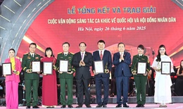 Vinh danh 33 tác phẩm xuất sắc cuộc vận động sáng tác ca khúc về Quốc hội và HĐND