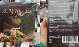 Bộ Y tế cảnh báo người tiêu dùng không sử dụng sản phẩm bảo vệ sức khỏe An vị Mộc Linh