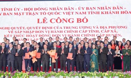 Lãnh đạo chủ chốt tỉnh Khánh Hòa sau sáp nhập