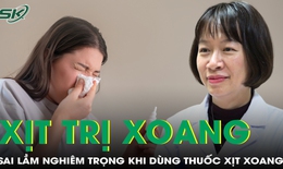 B&#225;c sĩ tiết lộ sai lầm nghi&#234;m trọng khi d&#249;ng thuốc xịt trị vi&#234;m xoang