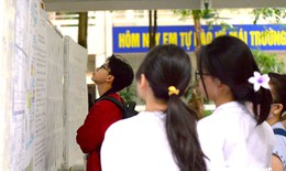 Sáng nay, gần 103.000 sĩ tử Hà Nội chính thức làm thủ tục dự thi lớp 10