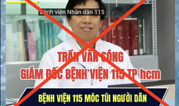 Bệnh viện Nhân dân 115 lên tiếng vụ 'giữ xe 200.000 đồng/ngày móc túi bệnh nhân'