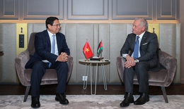 Thủ tướng Phạm Minh Chính hội kiến Quốc vương Jordan Abdullah II bin Al-Hussein