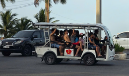 Hướng đi n&#224;o cho xe điện 4 b&#225;nh chở kh&#225;ch du lịch tại Quảng Trị?