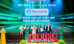 Xét nghiệm Genomis được vinh danh tại Lễ trao giải The best of Vietnam 2025