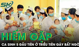 Triều Tiên lần đầu ghi nhận ca sinh 5 hiếm gặp trong lịch sử