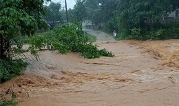 Mưa lớn, một số khu vực trên tuyến biên giới tỉnh Quảng Trị bị chia cắt 