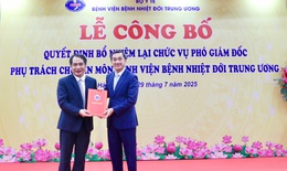 BSCKII Nguyễn Trung Cấp tiếp tục được bổ nhiệm làm Phó Giám đốc chuyên môn Bệnh viện Bệnh nhiệt đới TW