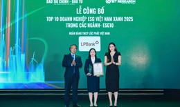 LPBank liên tiếp giành 2 giải thưởng ESG danh giá, khẳng định vị thế tài chính bền vững