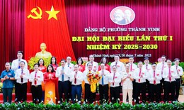 Đại hội điểm cấp phường đầu ti&#234;n của Nghệ An sau khi triển khai ch&#237;nh quyền địa phương hai cấp