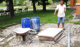 Đ&#224; Nẵng: Bắt đối tượng trộm cắp t&#224;i sản tại khu mộ th&#244;n Trung Sơn