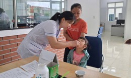 Cao Bằng: Giám sát hỗ trợ Chiến dịch bổ sung Vitamin A kết hợp tẩy giun cho trẻ em tại 6 Trạm Y tế