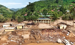 Trường học xã biên giới Nghệ An gượng dậy sau lũ lịch sử