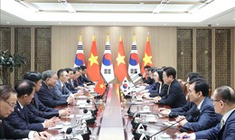 Tổng B&#237; thư T&#244; L&#226;m hội đ&#224;m với Tổng thống H&#224;n Quốc Lee Jae Myung