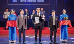 Herbalife Việt Nam đạt chứng nhận Top 10 Nhãn Hiệu Nổi Tiếng Việt Nam &amp; Doanh Nghiệp Tiên Phong Đổi Mới Sáng Tạo năm 2025