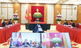 Tổng B&#237; thư T&#244; L&#226;m điện đ&#224;m với Chủ tịch Đảng Nh&#226;n d&#226;n Campuchia Hun Sen