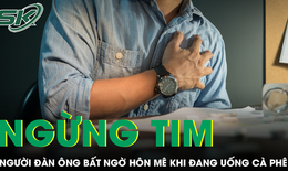 Đang uống cà phê, người đàn ông bất ngờ ngưng tim và rơi vào hôn mê sâu