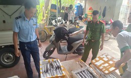 Thanh Hoá: Phát hiện hơn 1 tấn côn trùng, động vật bốc mùi hôi