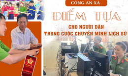 Dấu ấn người chiến sĩ c&#244;ng an tuyến đầu trong cuộc chuyển m&#236;nh lịch sử