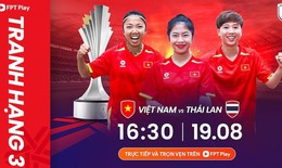 Lịch thi đấu b&#243;ng đ&#225; h&#244;m nay ng&#224;y 19/8 - 20/8: Đội tuyển nữ Việt Nam đấu Th&#225;i Lan
