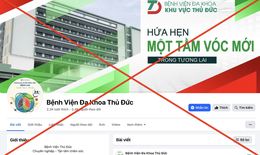Cảnh báo fanpage giả mạo bệnh viện kêu gọi từ thiện