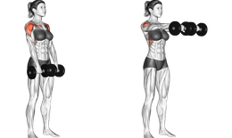 B&#224;i tập vai thon, lưng thẳng với tạ