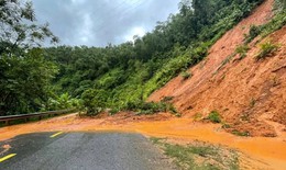Nhiều tuyến giao thông huyết mạch tại phía Tây Thanh Hóa bị ngập lụt, sạt lở do bão số 5