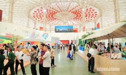 Mục sở thị Triển l&#227;m th&#224;nh tựu đất nước &quot;80 năm H&#224;nh tr&#236;nh Độc lập – Tự do – Hạnh ph&#250;c&quot; ng&#224;y đầu mở cửa