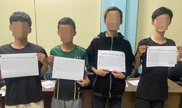 4 thanh niên trộm hàng loạt ắc quy bán lấy tiền chơi game